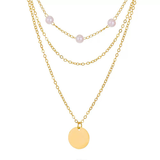 Layered Pearl Necklace
