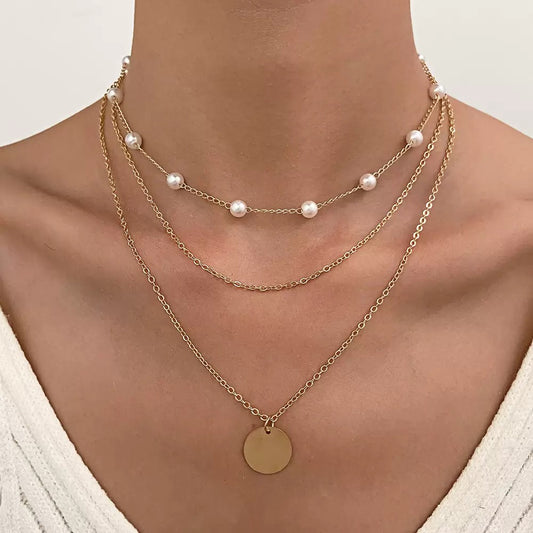 Layered Pearl Necklace