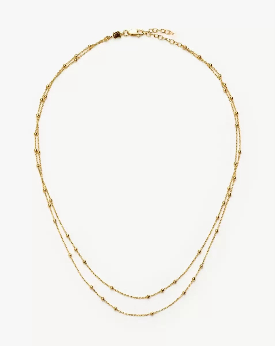 Layered Teardrop Necklace