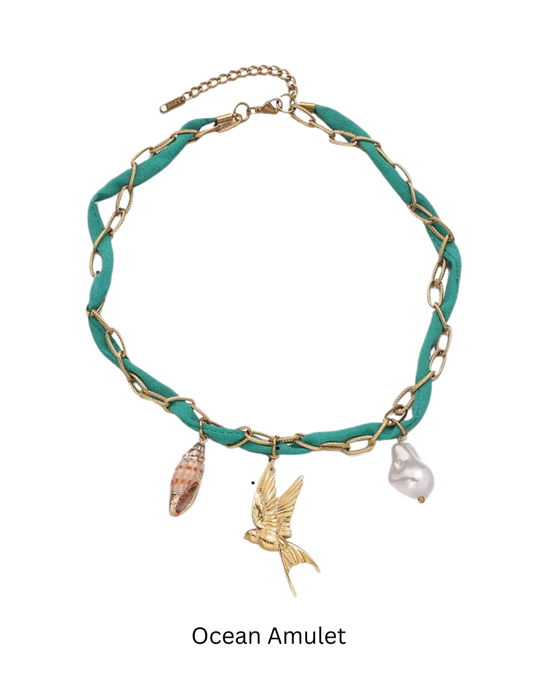 Sunlit Riviera - Ocean Amulet Necklace